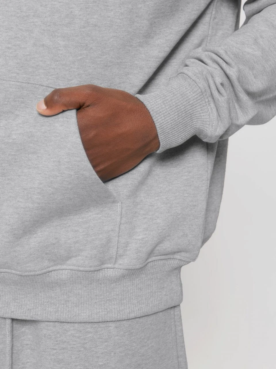 Oversized Unisex Heavy Hoodie Aus Bio-Baumwolle - Heather Grey 9 Oversized Unisex Heavy Hoodie Aus Bio-Baumwolle - Heather Grey – Bild 7