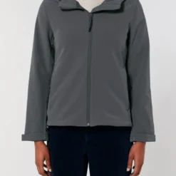 Damen Softshell-Jacke Mit Kapuze - Anthracite -Grundstoff Verkäufe damen softshelljacke kapuze anthrazitfarben STJW159 253 1280x1280