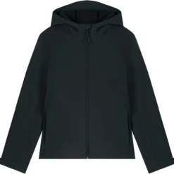 Damen Softshell-Jacke Mit Kapuze - Black
