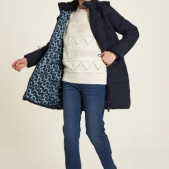 Wattierte Winterjacke - Night 13 Wattierte Winterjacke - Night -Grundstoff Verkäufe damen winterjacke nachhaltig online shop W23A94 night 1280x1280