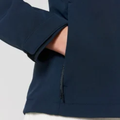 Damen Softshell-Jacke Mit Kapuze - French Navy 17 Damen Softshell-Jacke Mit Kapuze - French Navy -Grundstoff Verkäufe detail damen outdoorjacke reissverschlusstaschen STJW159 727 1280x1280