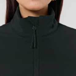 Damen Softshell-Jacke - Black -Grundstoff Verkäufe detail frauen jacke softshell stehkragen STJW166 002 1280x1280
