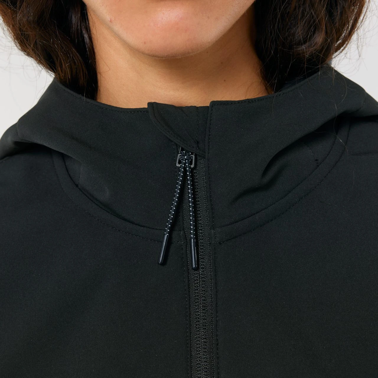 Damen Softshell-Jacke Mit Kapuze - Black 9 Damen Softshell-Jacke Mit Kapuze - Black – Bild 7