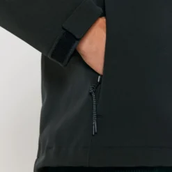 Damen Softshell-Jacke Mit Kapuze - Black 21 Damen Softshell-Jacke Mit Kapuze - Black -Grundstoff Verkäufe detail uebergangsjacke atmungsaktiv klettverschlussmanschette STJW159 002 1280x1280