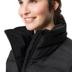 VAUDE Damen Winterjacke Mineo Padded Jacket - Black -Grundstoff Verkäufe detailansicht damen winter jacke hoher stehkragen 42914 010 1280x1280