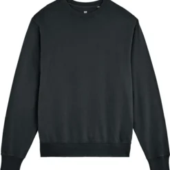 Vintage Terry Sweatshirt Aus Bio-Baumwolle - G. Dyed Black Rock