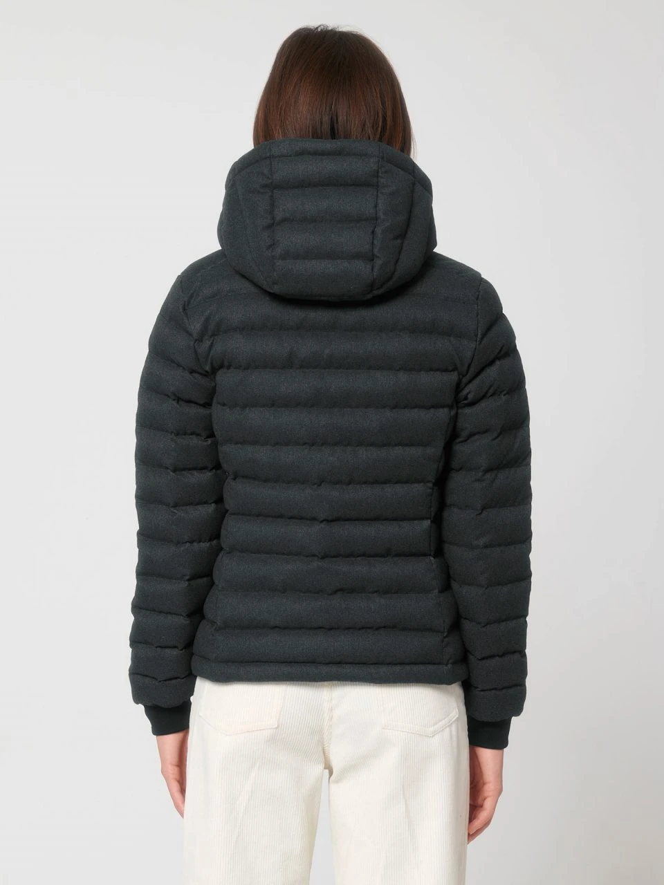 Steppjacke Aus Recyceltem Polyester - Dark Heather Grey 8 Steppjacke Aus Recyceltem Polyester - Dark Heather Grey – Bild 6