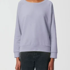 Sweatshirt Aus Bio-Baumwolle - Lavender 9 Sweatshirt Aus Bio-Baumwolle - Lavender -Grundstoff Verkäufe entspanntes terry sweatshirt blass violett biobaumwolle W125 063 1280x1280
