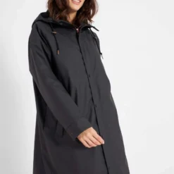 Derbe Gefütterter Regenmantel WITTHOLM - Phantom/black -Grundstoff Verkäufe fair fashion derbe gefuetterte regenjacke Wittholm 091 1280x1280