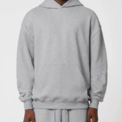 Oversized Unisex Heavy Hoodie Aus Bio-Baumwolle - Heather Grey 17 Oversized Unisex Heavy Hoodie Aus Bio-Baumwolle - Heather Grey -Grundstoff Verkäufe fair fashion hoodie online shop U797 250 1280x1280