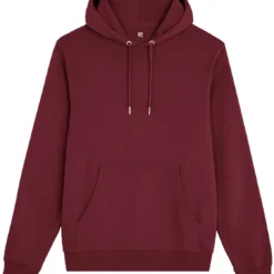 Terry Hoodie Aus Bio-Baumwolle - Burgundy