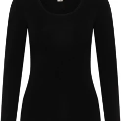 Neue Produkte 3 Langarmshirt Aus Fairtrade Biobaumwolle - Schwarz