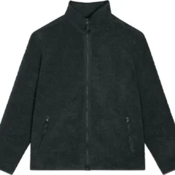 Unisex Sherpa-Jacke Aus Recyceltem Polyester - Black