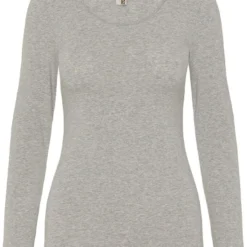 Langarmshirt Aus Fairtrade Biobaumwolle - Grau-melange