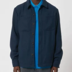 Unisex Twill Overshirt Aus Recyceltem Polyester - French Navy 15 Unisex Twill Overshirt Aus Recyceltem Polyester - French Navy -Grundstoff Verkäufe hochwertig verarbeitete Hemd Jacke U845 727 1280x1280