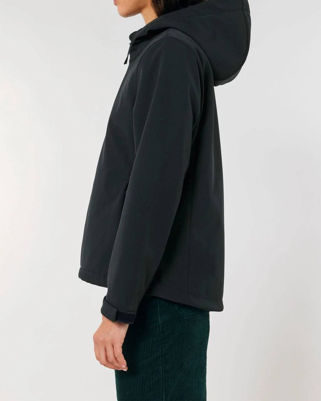 Damen Softshell-Jacke Mit Kapuze - Black 7 Damen Softshell-Jacke Mit Kapuze - Black – Bild 5