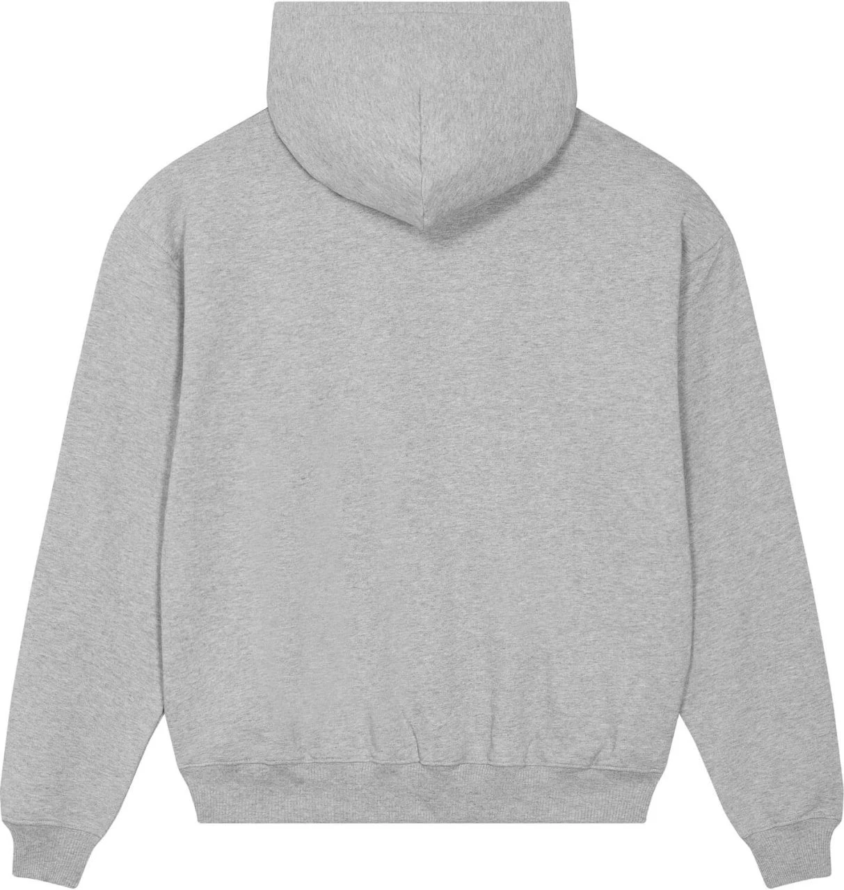 Oversized Unisex Heavy Hoodie Aus Bio-Baumwolle - Heather Grey 4 Oversized Unisex Heavy Hoodie Aus Bio-Baumwolle - Heather Grey – Bild 2
