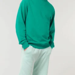 Terry Sweatshirt Aus Bio-Baumwolle - Go Green -Grundstoff Verkäufe laessiger Pullover mit Rippbuendchen vegan U799 100 1280x1280