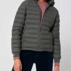 Steppjacke Aus Recyceltem Polyester - Deep Metal Heather Grey -Grundstoff Verkäufe nachhaltige Mode fuer kuehle Tage W897 094 1280x1280