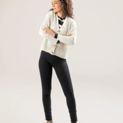 Strickjacke Aus Bio-Baumwolle Und Bio-Wolle - Cream -Grundstoff Verkäufe nachhaltige strickmode damen cardigan faire herstellung 62828 265 1280x1280