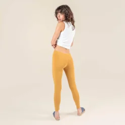 Leggings Aus Bio-Baumwolle - Ochre -Grundstoff Verkäufe ockerfarbene leggings online bestellen 63220N 1021 1280x1280