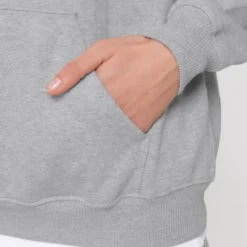 Oversized Unisex Heavy Hoodie Aus Bio-Baumwolle - Heather Grey 23 Oversized Unisex Heavy Hoodie Aus Bio-Baumwolle - Heather Grey -Grundstoff Verkäufe oeko kapuzen sweatshirt kaengurutasche U797 250 1280x1280