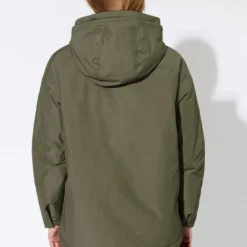 Theba Padded - Winterjacke Aus Bio-Baumwolle & Recyceltem Nylon - Oliv -Grundstoff Verkäufe oekofaire winterjacke weit geschnitten J136CN02 oliv 1280x1280