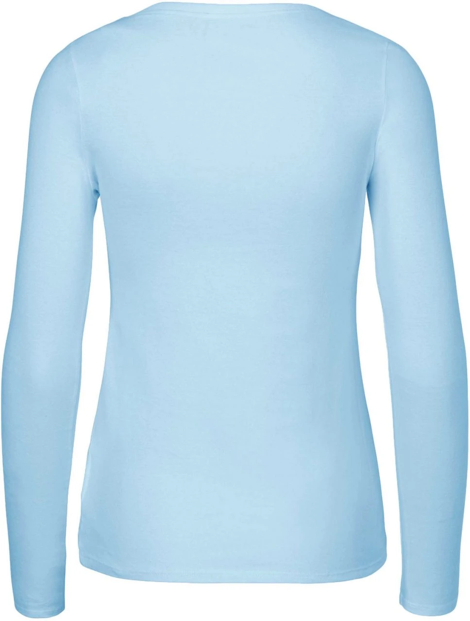 Neutral Longsleeve Aus Fairtrade Bio-Baumwolle - Light Blue 4 Neutral Longsleeve Aus Fairtrade Bio-Baumwolle - Light Blue – Bild 2