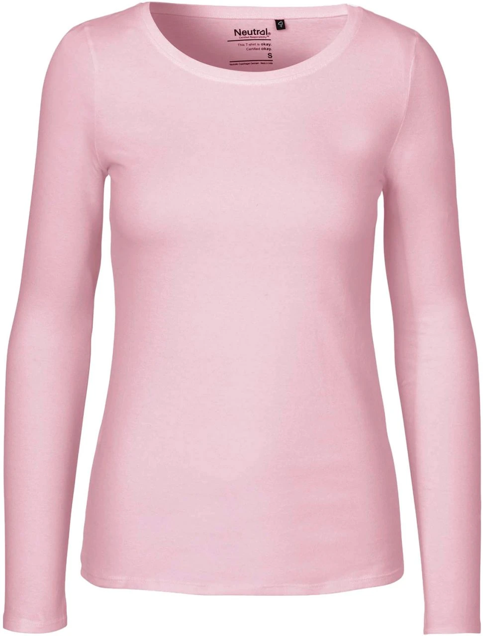 Neutral Longsleeve Aus Fairtrade Bio-Baumwolle - Light Pink 2 Neutral Longsleeve Aus Fairtrade Bio-Baumwolle - Light Pink