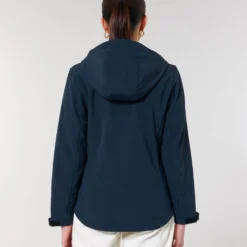 Damen Softshell-Jacke Mit Kapuze - French Navy 15 Damen Softshell-Jacke Mit Kapuze - French Navy -Grundstoff Verkäufe rueckansicht damen softshell jacke grosse kapuze STJW159 727 1280x1280