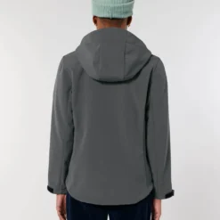 Damen Softshell-Jacke Mit Kapuze - Anthracite -Grundstoff Verkäufe rueckansicht frauen softshelljacke umweltschonend hergestellt STJW159 253 1280x1280