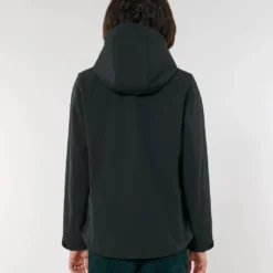 Damen Softshell-Jacke Mit Kapuze - Black 18 Damen Softshell-Jacke Mit Kapuze - Black -Grundstoff Verkäufe rueckansicht oekofaire damen jacke wiederverwertete ressourcen STJW159 002 1280x1280