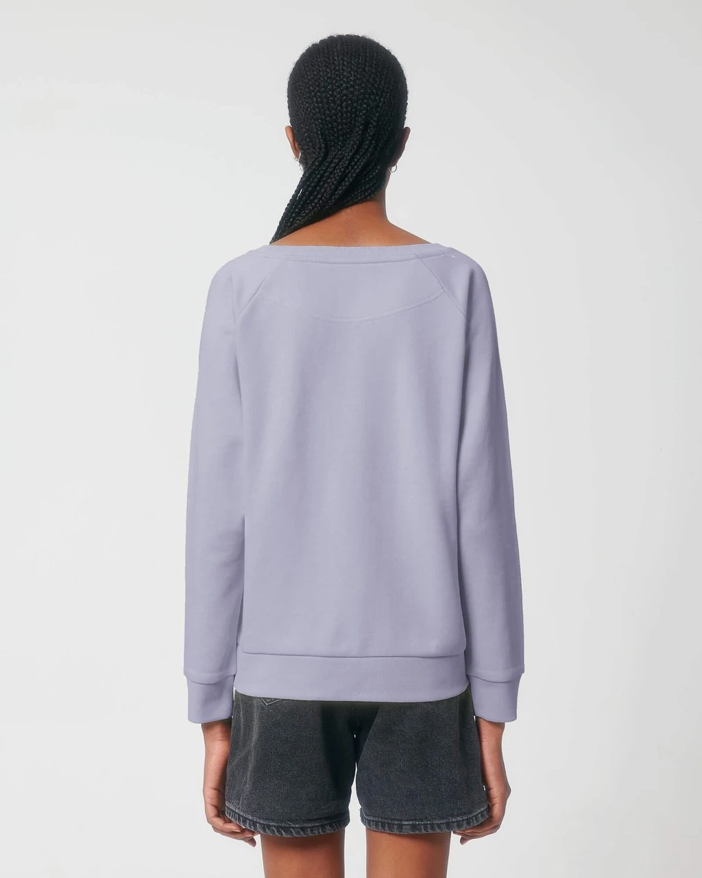 Sweatshirt Aus Bio-Baumwolle - Lavender 6 Sweatshirt Aus Bio-Baumwolle - Lavender – Bild 4