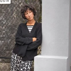 Strickjacke Aus Bio-Baumwolle - Black -Grundstoff Verkäufe schwarze strickjacke bio baumwolle 63906 52 1280x1280