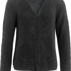 Strickjacke Aus Bio-Baumwolle - Black