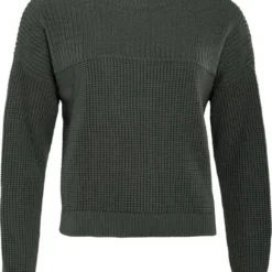 Strickpullover Aus Bio-Baumwolle - Dark Khaki