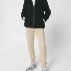Unisex Sherpa-Jacke Aus Recyceltem Polyester - Black 20 Unisex Sherpa-Jacke Aus Recyceltem Polyester - Black -Grundstoff Verkäufe vegane Kuscheljacke aus Recycelmaterial U883 002 1280x1280