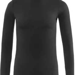 Rollkragen-Longsleeve Aus Bio-Baumwolle - Black
