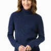 Strickpullover Mit Rollkragen Aus Bio-Baumwolle - Navy -Grundstoff Verkäufe w casual 040 navy Damen Strickpullover mit Rollkragen aus reiner Bio Baumwolle oekofaire Mode von Organication 1280x1280