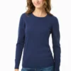 Strickpullover Aus Bio-Baumwolle - Navy -Grundstoff Verkäufe w casual 041 navy Bio Baumwoll Feinstrick Pullover Damen aus Bio Baumwolle GOTS vegan navyblau 1280x1280