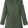 Derbe Regenmantel TRAVEBY - Olive/navy -Grundstoff Verkäufe zeitloser regenparka damen ressourcenschonend traveby 050 010 1280x1280